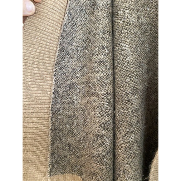 Anthropologie Akemi Kin Chunky Knit Open Cardigan Leopard Print OS STRETCH Kors - Picture 3 of 6